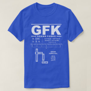 Grand Forks Internationell flygplats GFK T-Shirt