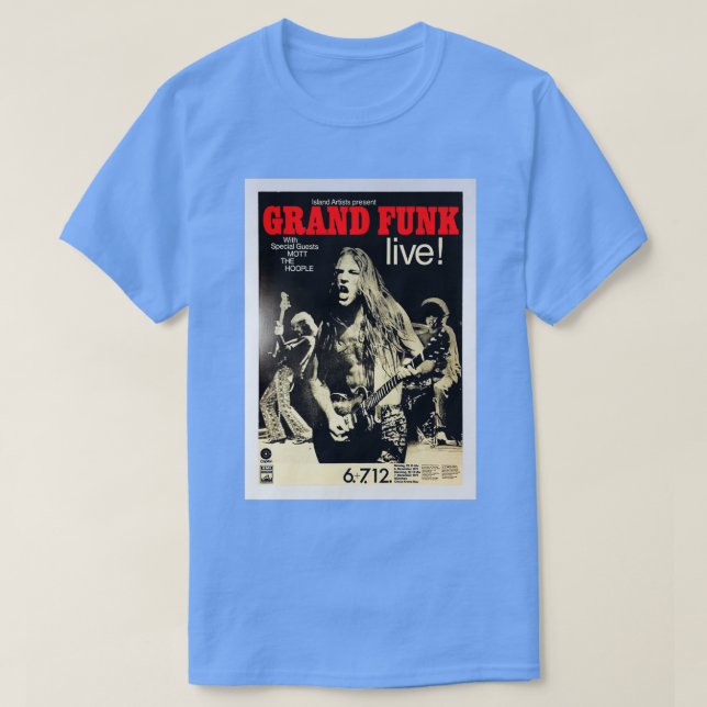 Grand Funk Concert T Shirt (Design framsida)