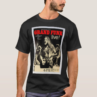 Grand Funk - Konsert Affisch. T Shirt
