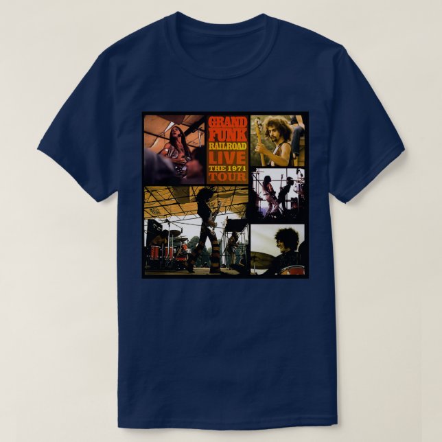 Grand Funk Live 1971 T Shirt (Design framsida)