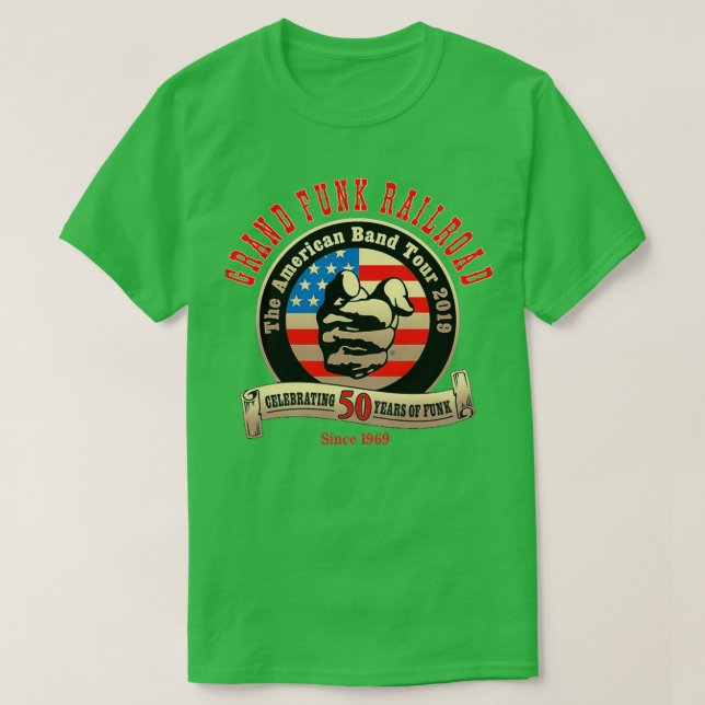 GRAND FUNK RAILROAD 25 T SHIRT (Design framsida)
