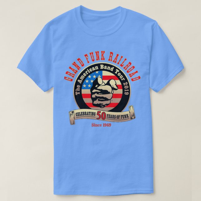Grand Funk Railroad 65 T Shirt (Design framsida)