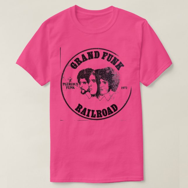 Grand Funk Railroad E Pluribus Funk Begränsad Edit T Shirt (Design framsida)