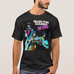 Grand Funk Railroad on Time Sticker T Shirt