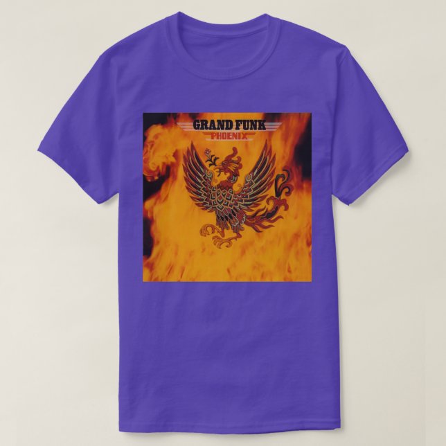 Grand Funk Railroad Phoenix Begränsad Edition Perf T Shirt (Design framsida)