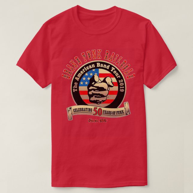 GRAND FUNK RAILROAD SEDAN 1969 2 T SHIRT (Design framsida)