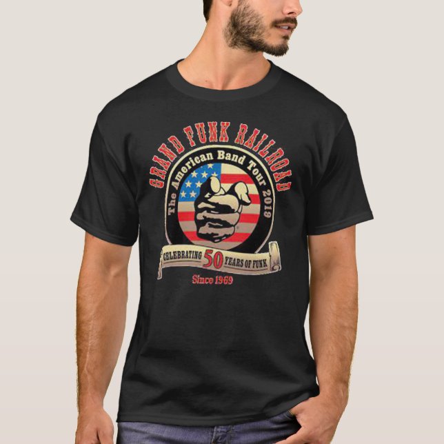 GRAND FUNK RAILROAD SEDAN 1969 Classic T-Shirt (Framsida)