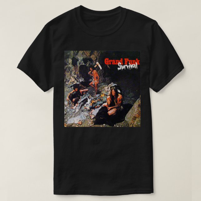 Grand Funk Railroad Survival 2 T Shirt (Design framsida)