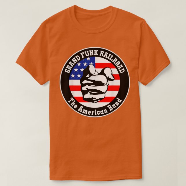 Grand Funk Railroad The American Band T Shirt (Design framsida)