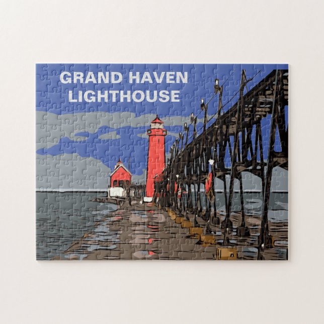 GRAND HAR LIGHTHOUSE PUSSEL (Horisontell)