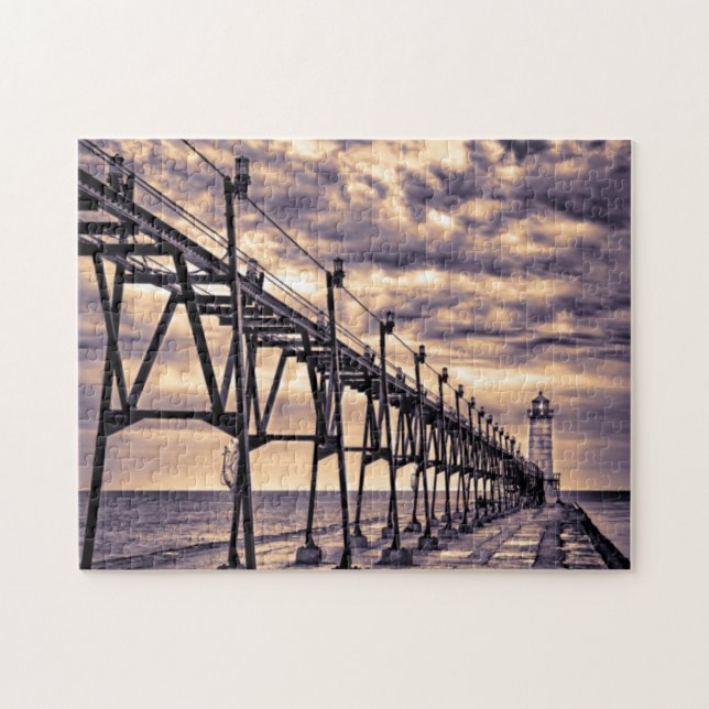 Grand Haven fyr och pir, Grand Haven Pussel (Horisontell)
