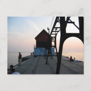 Grand Haven fyr Vykort