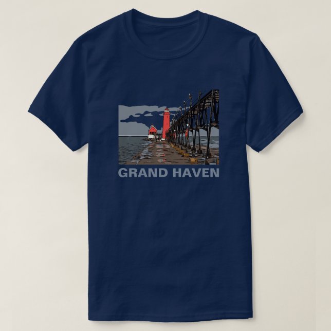 GRAND HAVEN LIGHT T-SHIRT (Design framsida)