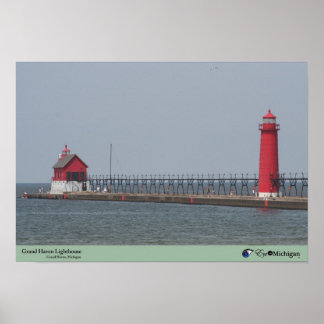 Grand Haven Lighthouse - Michigan Poster