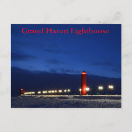 Grand Haven Lighthouse-vykort Vykort
