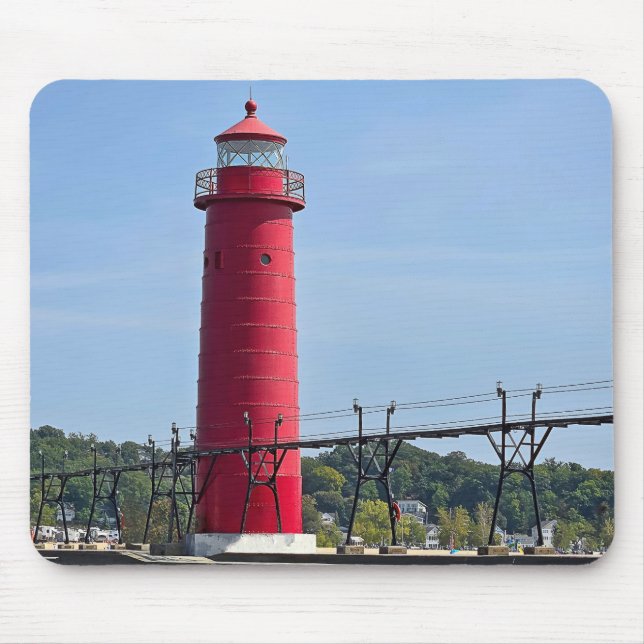 Grand Haven Michigan Lighthouse Musmatta (Framsidan)