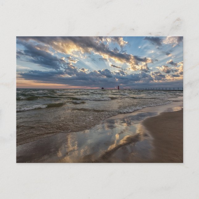 Grand Haven State Park Vykort (Framsida)