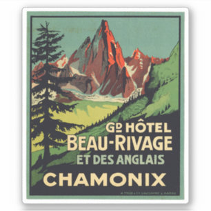 Grand Hotel Beau Rivage Chamonix Klistermärken