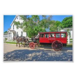 Grand Hotel Carriage, Mackinac Island, Michigan Fototryck
