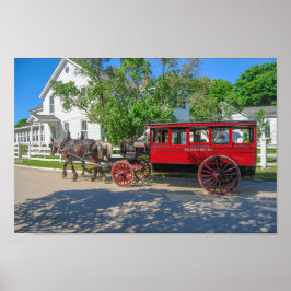 Grand Hotel Carriage, Mackinac Island, Michigan Poster