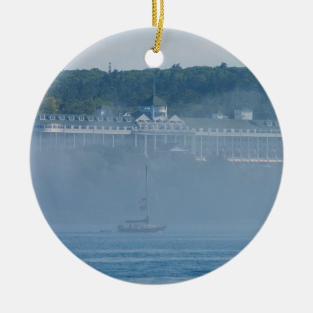 Grand Hotel genom Fog Julgransprydnad Keramik (Framsidan)