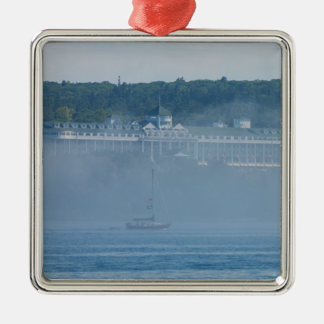 Grand Hotel genom Fog Julgransprydnad Metall (Framsidan)