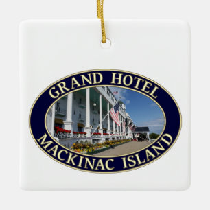 Grand Hotel Mackinac Island, Michigan Julgransprydnad Keramik