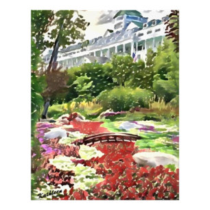Grand Hotel Mackinac Island - Secret Garden Fototryck