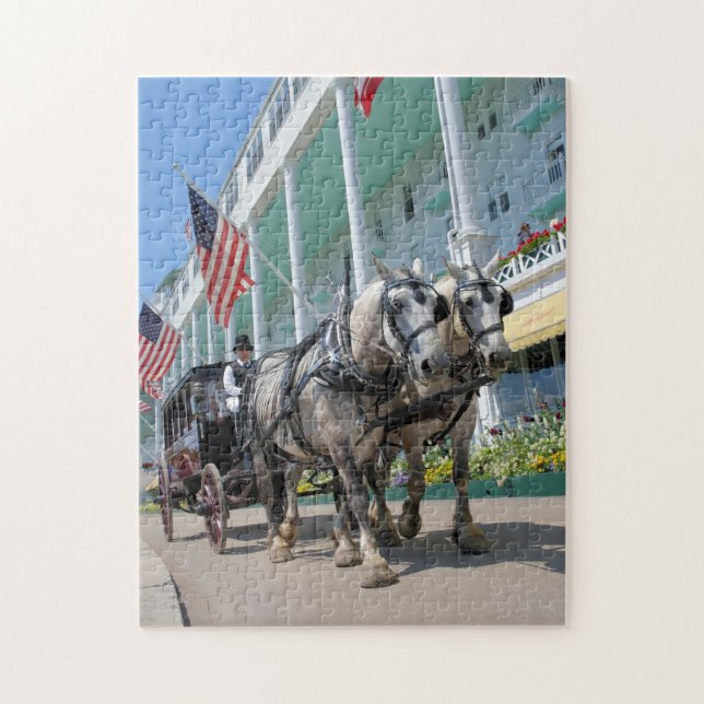 Grand Hotel - Mackinac-ön Michigan Pussel (Vertikal)