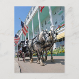 Grand Hotel - Mackinac-ön Michigan Vykort