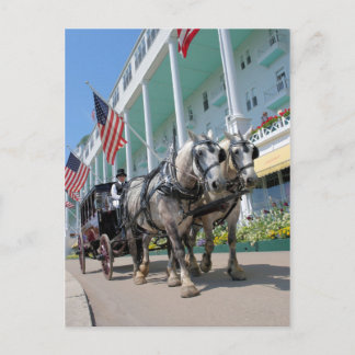 Grand Hotel - Mackinac-ön Michigan Vykort