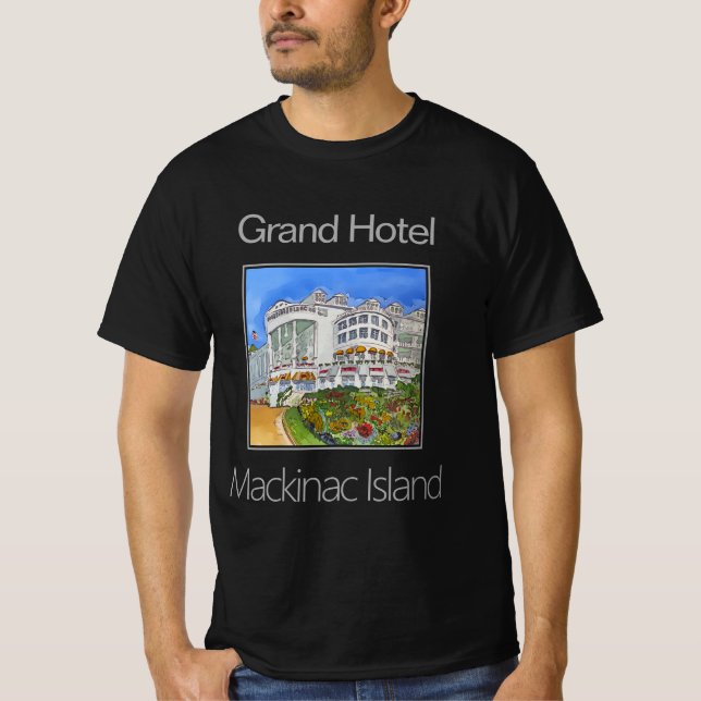 Grand Hotel, Mackinac-ön T Shirt (Framsida)