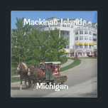 Grand Hotel Magnet<br><div class="desc">Produkten innehåller ett originalfoto av Grand Hotel på Mackinac Island.</div>