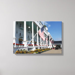 Grand Hotel på Mackinac Island, Michigan Canvastryck