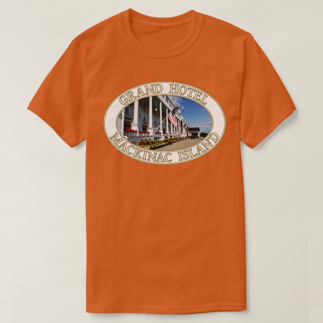 Grand Hotel på Mackinac-ön i Michigan T Shirt (Design framsida)