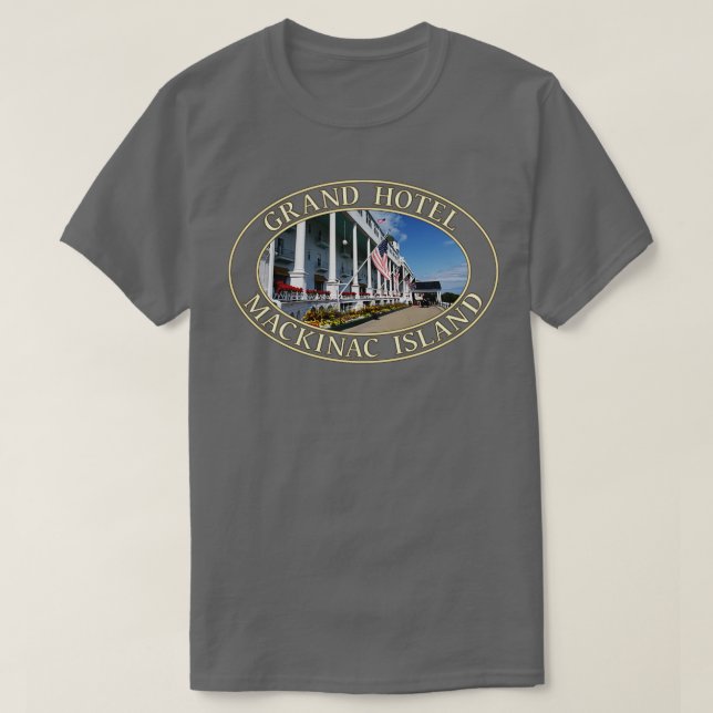 Grand Hotel på Mackinac-ön Michigan 1 T Shirt (Design framsida)