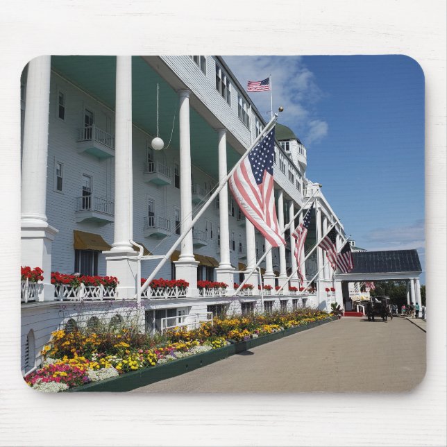 Grand Hotel på Mackinac-ön Michigan Musmatta (Framsidan)