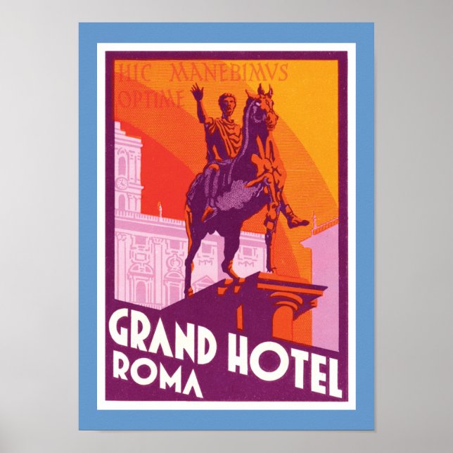 Grand Hotel Roma Poster (Framsidan)