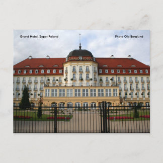 Grand Hotel, Sopot Polen, Foto ... Vykort