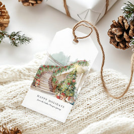 Grand Hotels julstaircase Presentetikett