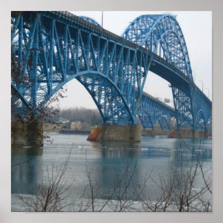 Grand Island bridge Poster
