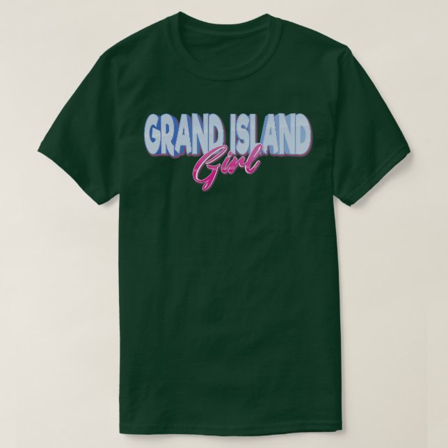 Grand Island Girl T Shirt (Design framsida)