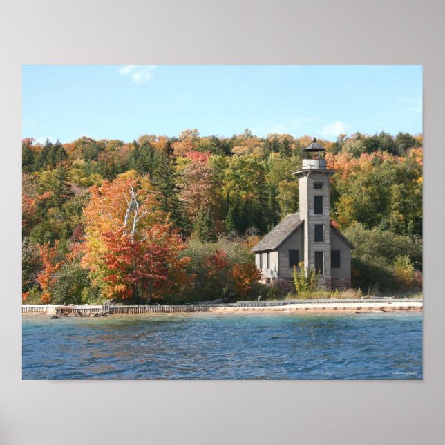 Grand Island Lighthouse Poster (Framsidan)