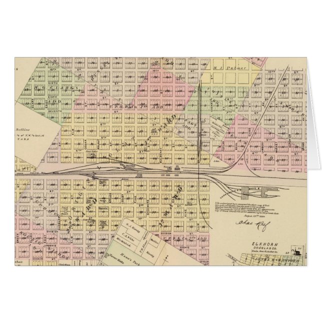 Grand Island, Nebraska Hälsningskort (Framsidan Horizontal)