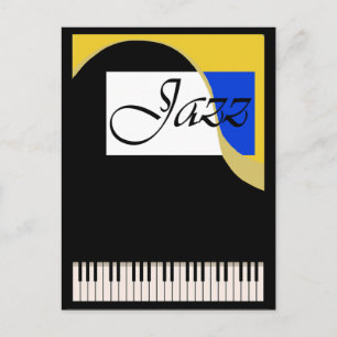 Grand Jazz Piano Vykort