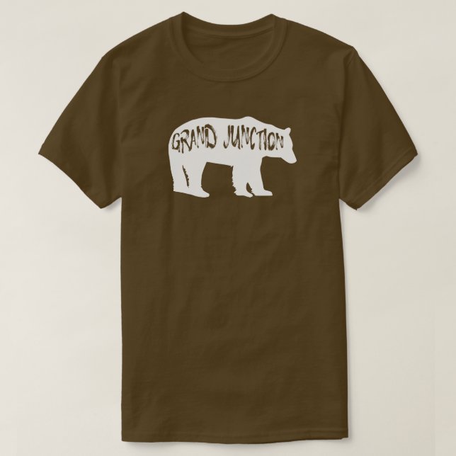 Grand Junction Colorado Björn T Shirt (Design framsida)