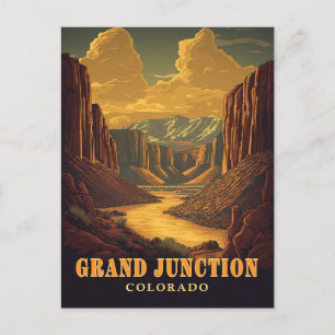 Grand Junction, Colorado Vintage Vykort