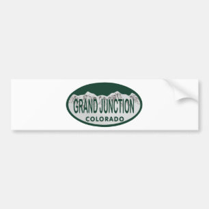 Grand Junction licensoval Bildekal