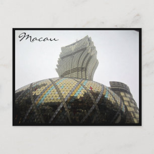 grand lisboa grått vykort