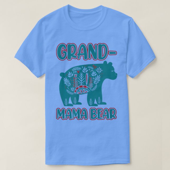 Grand Mama Bear - Cute  T Shirt (Design framsida)